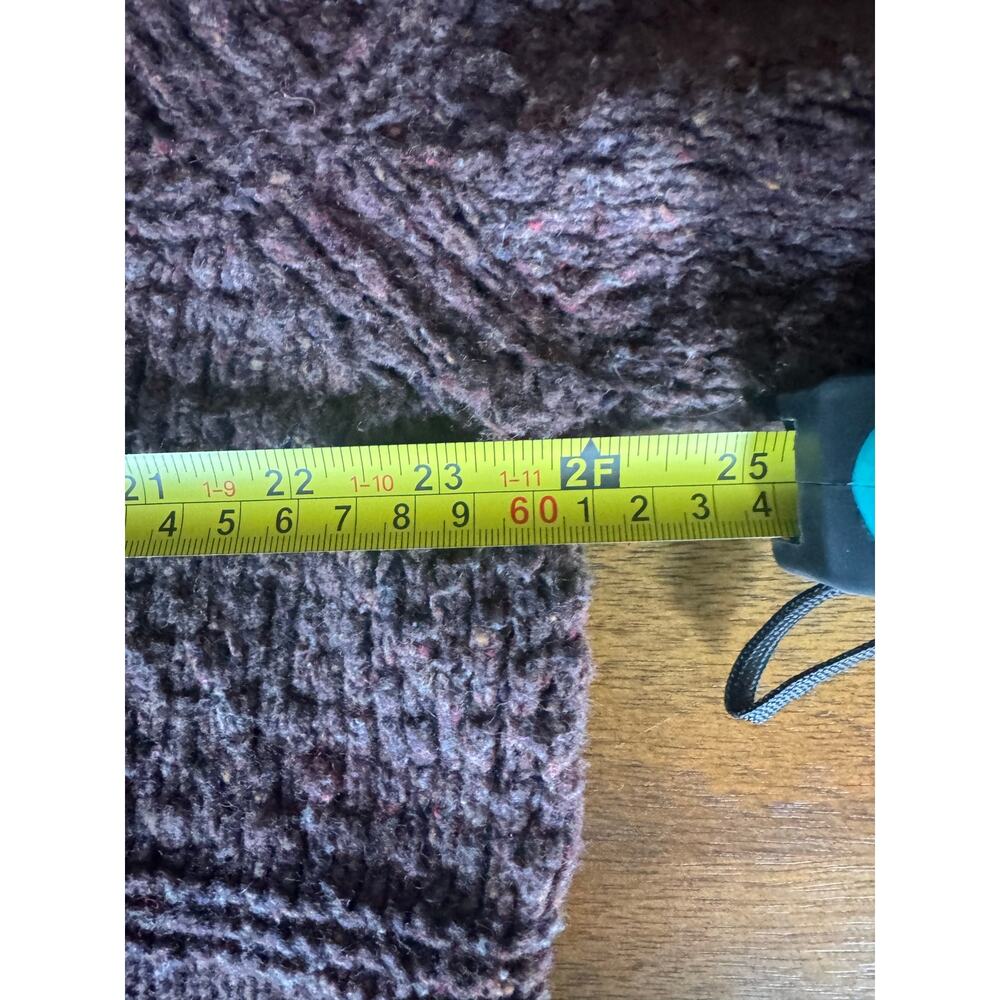 Sherpa Adventure Gear Sweater XL Brown Chunky Knit Textured Outdoor - Picture 7 of 9